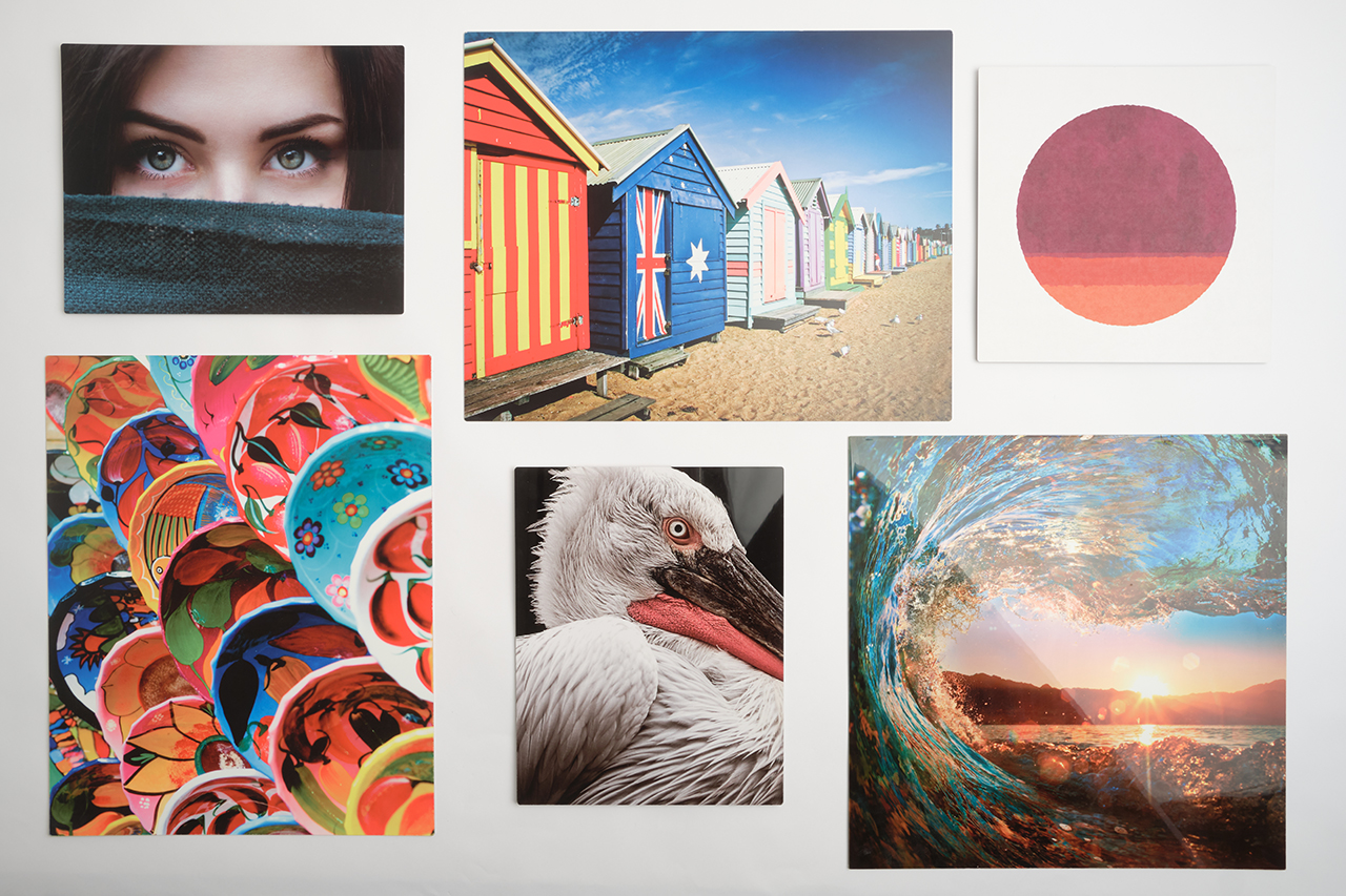 Custom art on metal prints