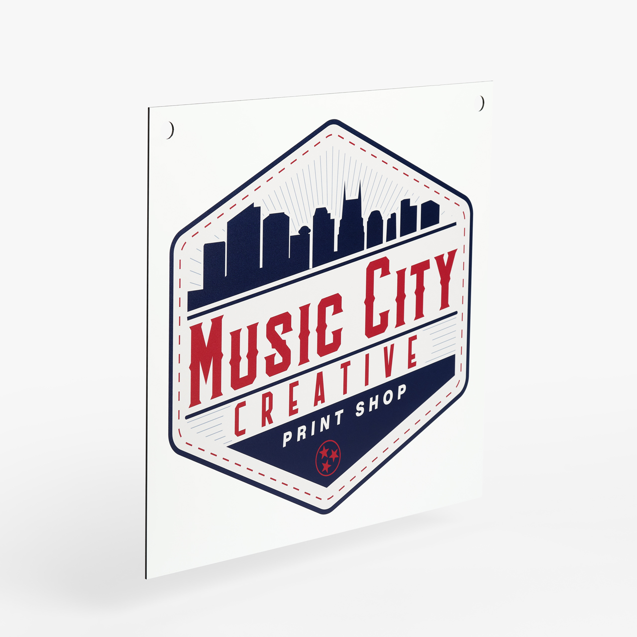Custom aluminum signs