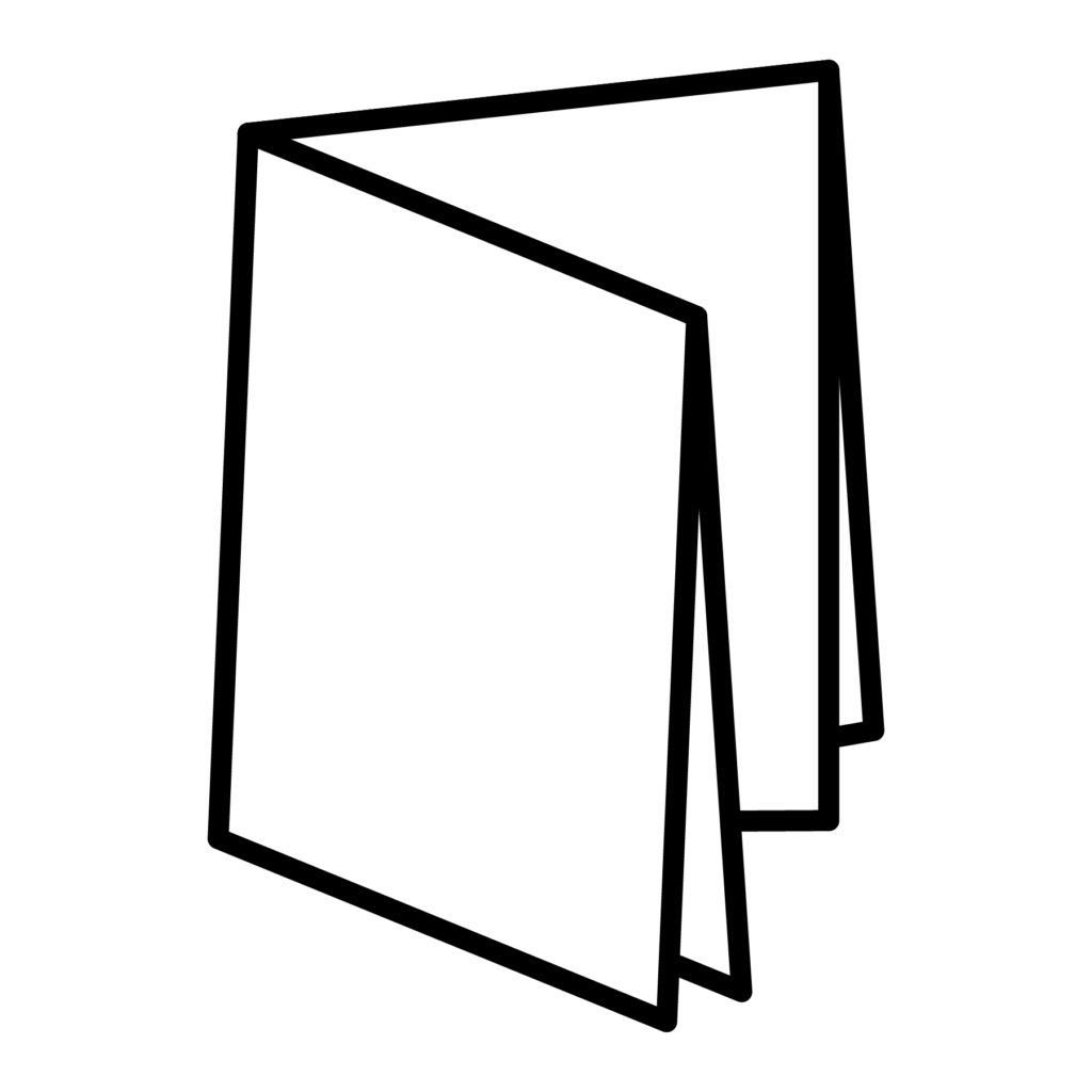 French Fold or Quarter Fold - Folding Option