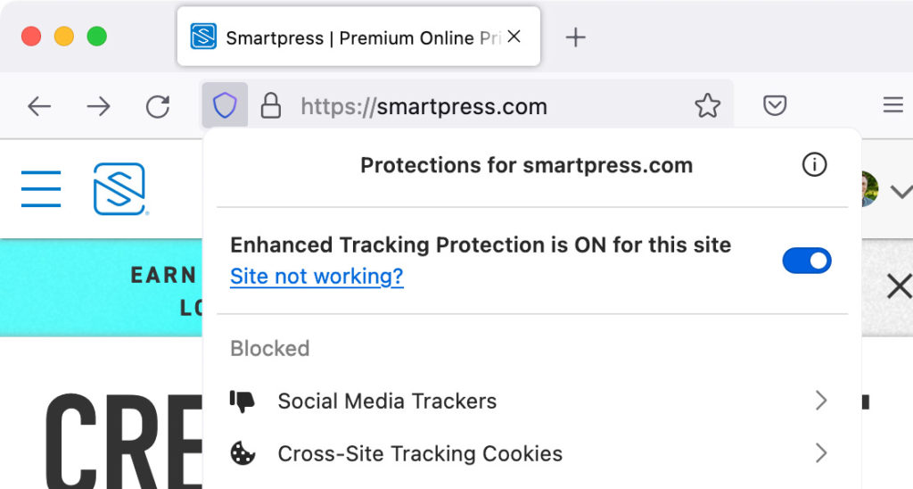 Firefox settings